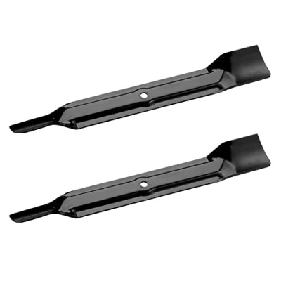 Abbildung von 2 X 32 CM Rasenmähermesser kompatibel mit GARDENA Elektro Rasenmäher PowerMax E/Ersatzmesser 4080 aus abgeschrecktem Stahl (Härte 45 HRC)