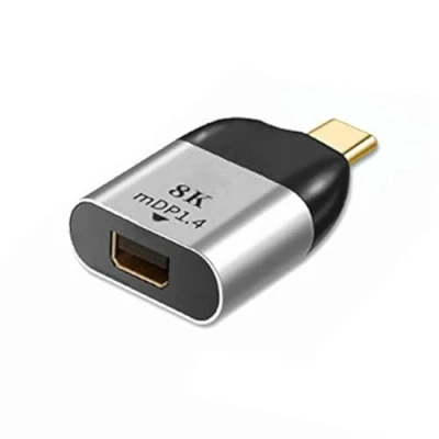 Abbildung von cablecc Adaptateur convertisseur USB C Type vers Mini DP Displayport 4K 2K 60Hz Pour tablette, téléphone et ordinateur Portable