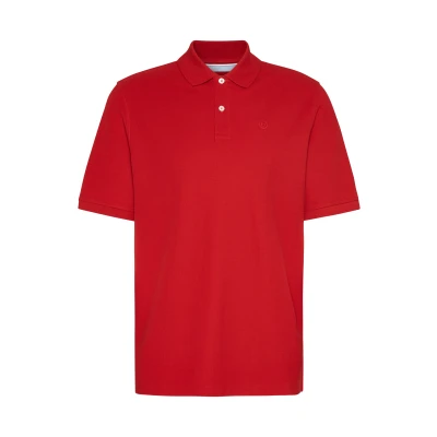Abbildung von bugatti Modern FIT Poloshirt, Herren, Größe: XXL, Rot