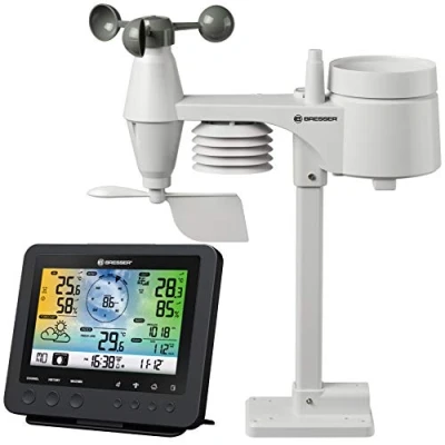 Abbildung von BRESSER WLAN Farbwetterstation mit 5 in 1 Profi Sensor