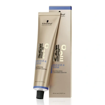 Abbildung von Schwarzkopf Professional BlondMe Bleach &amp; Tone 60 ml Ash Additive