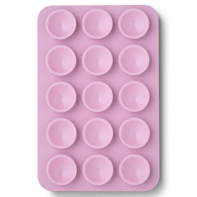 Abbildung von Fingerhalter Handy iDeal of Sweden Magsafe Suction Mount Bubble Gum Pink Rosa Silikon