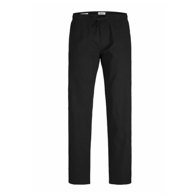 Abbildung von Jack &amp; Jones Stoffhose, Herren, Größe: Small, Black