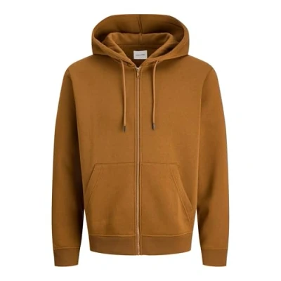 Abbildung von Jack &amp; Jones Kapuzensweatjacke &quot;JJEBRADLEY mit Kapuze, ideal für kalte Jahreszeit&quot;, loose fit, pflegeleicht, Kapuze