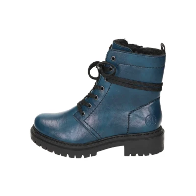 Abbildung von Rieker Snowboot/Winterstiefel, Damen, Größe: 37, Petrol Schuhe
