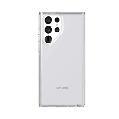 Abbildung von tech21 Evo Clear für Samsung Galaxy S22 Ultra Klare und schützende Handyhülle mit 3,6 m Multi Drop Schutz