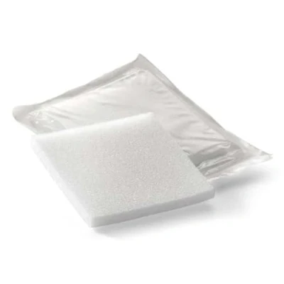 Abbildung von Ligasano weiß Verband 1x10x10 cm steril 10 St