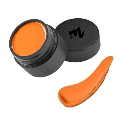 Abbildung von Mylee Crème CaraGel Clementine, Gel Nagellack Pot, Nail Art, endlose Kreativität &amp; langanhaltender Glanz, soak off UV LED DIY Maniküre, glänzendes Nagelkunst Design