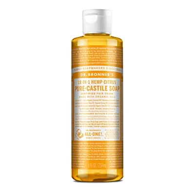 Abbildung von DR BRONNERS flüssige Zitronen &amp; Orangenseife, 200 g