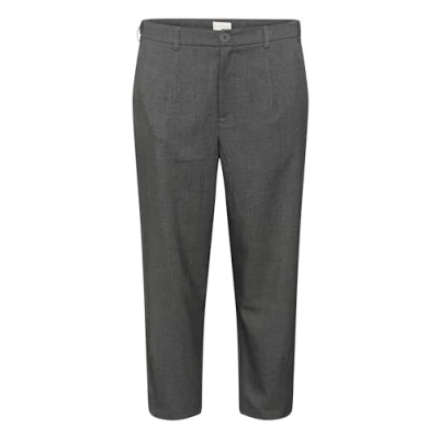 Abbildung von Kaffe Curve Stoffhose, Damen, Größe: 50, Dark grey melange