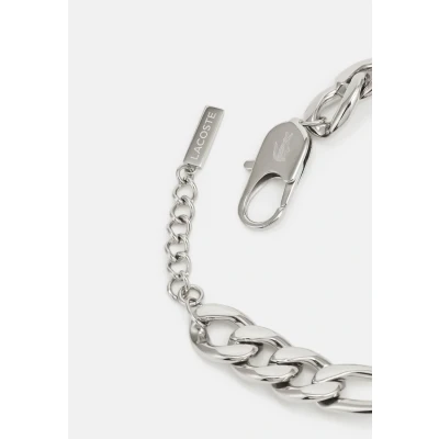 Abbildung von Lacoste Crocodile Unisex Armband silvercoloured, Größe: One Size, Silver coloured