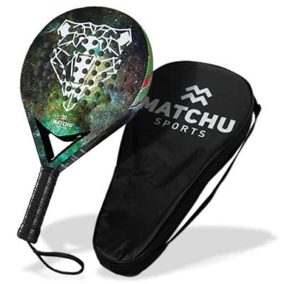 Abbildung von Padelschläger Bear für Erwachsene Startspieler/Verteidiger Grün/Schwarz