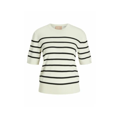 Abbildung von JJXX Damen JXLAYLA SS Knit Pullover, Cremefarben, XS