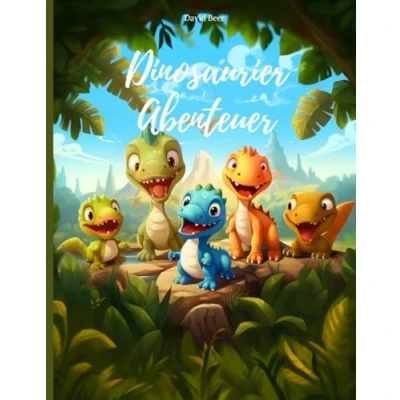 Abbildung von Dinosaurier Abenteuer Ein Malbuch mit Dinos für Kinder: Das ultimative Malabenteuer kleine Paläontologen (Mal und Kurzgeschichtenbücher Kinder)