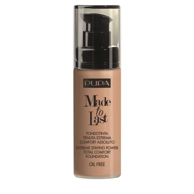 Abbildung von Pupa Made To Last Foundation 060 Golden Beige 5% Rabattcode PUPA5