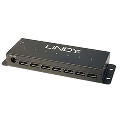 Abbildung von LINDY 42794 7 Port USB 2.0 Metall Hub