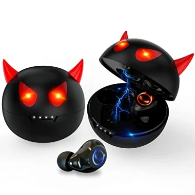 Abbildung von Togetface kabellose Bluetooth Kopfhörer, IPX5 wasserdichte Ohrhörer Touch Eingebautes Mikrofon Noise Cancelling 5.1 36 Stunden Wiedergabe für Sport