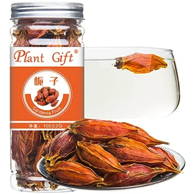 Abbildung von Plant Gift Gardenia Fruit 80G/2.82oz chinesischer Kräutertee gelbe Jasminoides, Ellis Fructus, Zhizi Hua