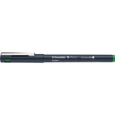 Abbildung von Schneider Pictus Fineliner Stift, 0,9 mm Linienbreite, Grün