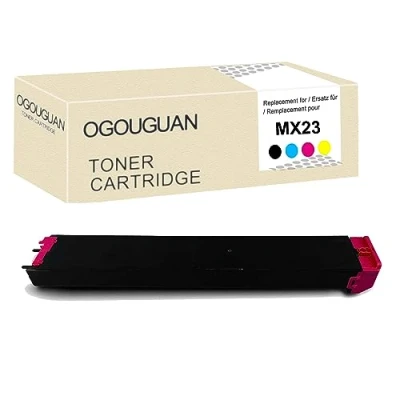 Abbildung von OGOUGUAN MX23GT MX23GTBA MX23GTCA MX23GTMA MX23GTYA Tonerkartuschen, kompatibel für Sharp MX 2010U 2130U 2310U 2314N 2614N 3111U 3114N (1 x Magenta)