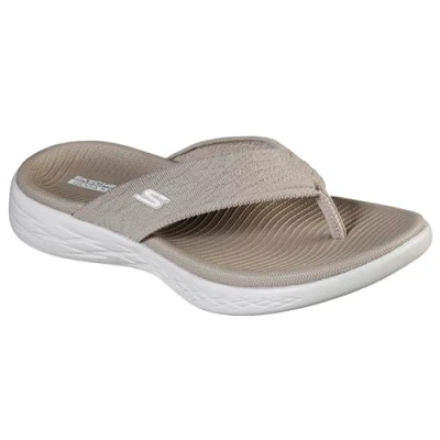 Abbildung von Skechers Damen On The go 600 Sunny Flipflop, Taupe, 42 EU