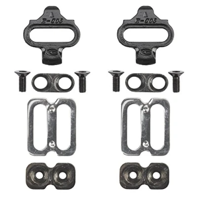 Abbildung von Messingschlager Exustar Schuhplattenset Silber/Schwarz
