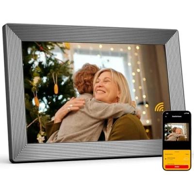 Abbildung von KODAK 10,1 Zoll Digitaler Bilderrahmen WLAN ，1280x800 HD IPS Touchscreen Elektronischer Fotorahmen, 32GB Speicher, Automatische Rotation, Teilen Sie Fotos sofort von überall aus