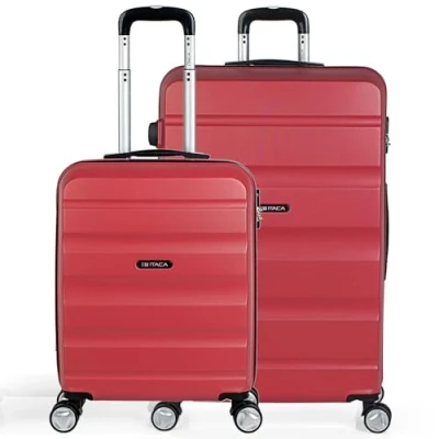 Abbildung von ITACA Gepäck Sets, Reisekoffer, Reisekoffer Set, Kofferset, Hartschalenkoffer, Trolley Luggage Große Auswahl an Koffer &amp; Trolleys für Jede Reise!, Coral Rot