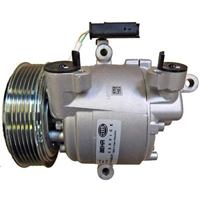 Abbildung von MAHLE ORIGINAL ACP 505 000P Kompressor DKV09Z 12V PAG 100 YF R1234yf, R134a PEUGEOT: 108 Schrägheck, TOYOTA: Aygo