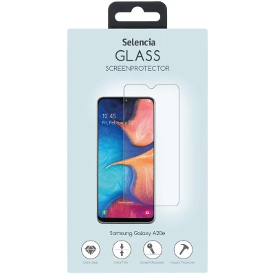 Abbildung von Samsung Galaxy A20e Panzerglas Selencia Displayschutz Gehärtetes Glas aus gehärtetem