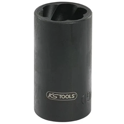 Abbildung von KS TOOLS 913.1253 Kraft Stecknuss 50 23,0 12,5 (1/2&quot;) Spiralantrieb