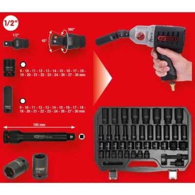 Abbildung von KS TOOLS 515.0065 Kraft Stecknuss Satz