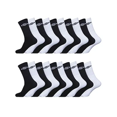 Abbildung von Socken Herren Langlebig, Sportsocken Herren, rutschfest, Bewegungsfreiheit (20er Pack), Schwarz Weiss, 39/42
