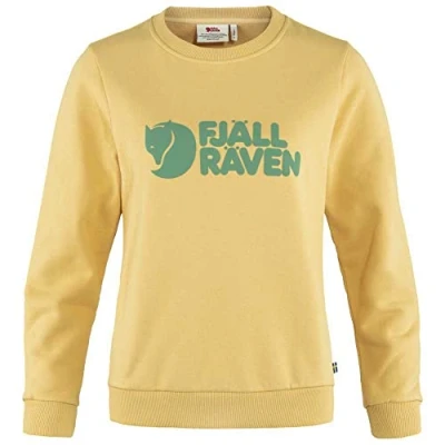 Abbildung von Fjällräven LOGO Sweatshirt, Damen, Größe: Small, Mais yellow