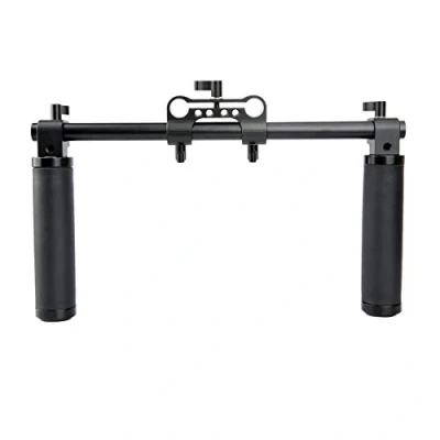 Abbildung von NICEYRIG Kamera Handle Kit mit 15mm Rod Clamp 30cm Lange Stange für DSLR Shoulder Rig Support System