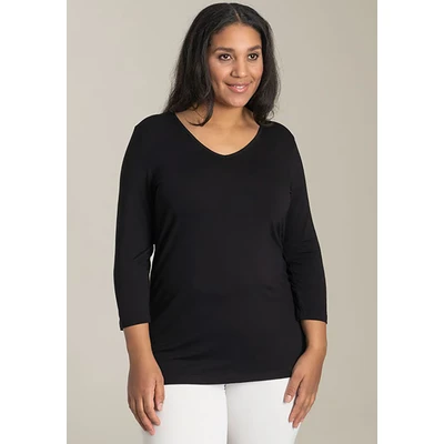 Abbildung von SANDGAARD 3/4 Arm Shirt, mit Viskose und Elasthan