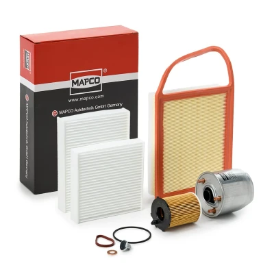 Abbildung von MAPCO 68405 Filter Satz fünfteilig PEUGEOT: 208 I Schrägheck, 207 Schrägheck