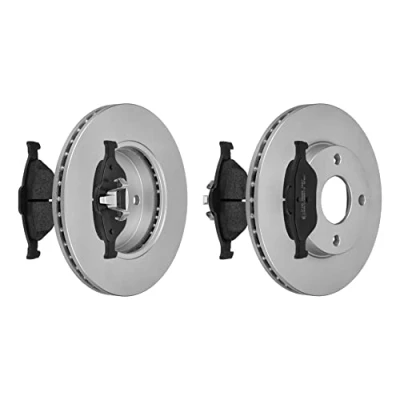 Abbildung von f.becker_line Bremsensatz Bremsscheiben Ø258MM + Bremsbeläge Vorne kompatibel mit FORD FIESTA V FUSION Bremsen Set Bremsenset Bremsanlage