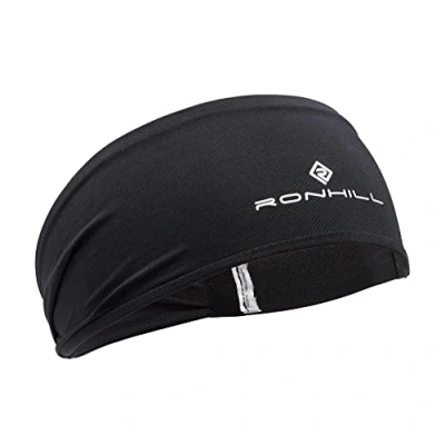 Abbildung von Ronhill Unisex Reversible Revive Headband Stirnband, All Black, S/M