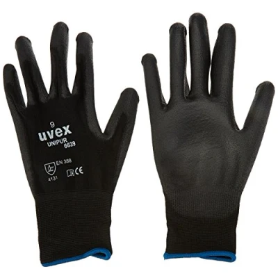 Abbildung von Uvex 60248 9 Unipur 6639 Sicherheit Handschuh, Größe: 9, Schwarz