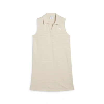 Abbildung von Puma Elevated Strukturiertes ÄRMELLOSES Strickkleid, Damen, Größe: Large, Alpine snow