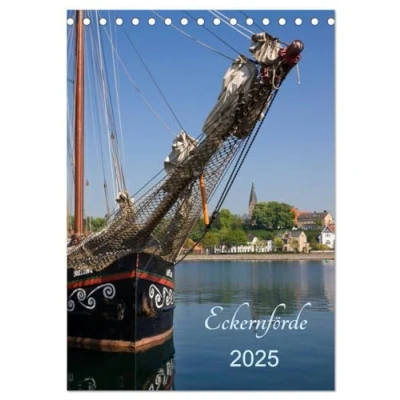 Abbildung von Eckernförde (Tischkalender 2025 DIN A5 hoch), CALVENDO Monatskalender: Ein fotografischer Streifzug durch die Kleinstadt an der Ostsee