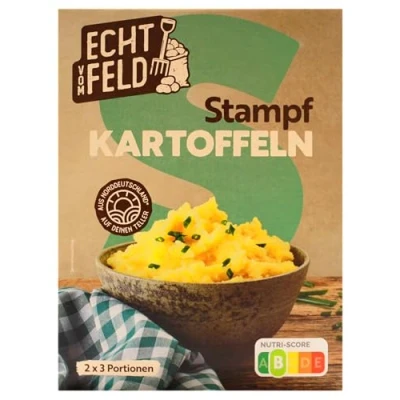 Abbildung von Echt vom Feld Stampf Kartoffeln, 9er Pack (9 x 180g)