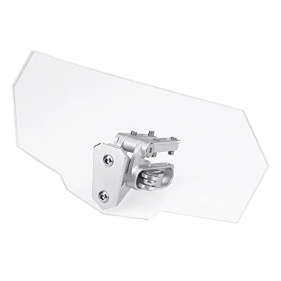 Abbildung von Windschild Aufsatz Motorrad Windschutzscheibenverlängerung Verstellbare Clip On Windschutzscheibe Spoiler Windabwei