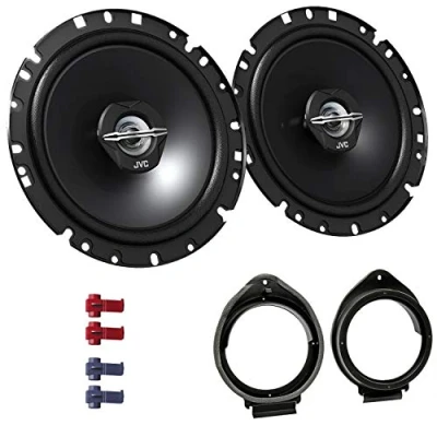 Abbildung von JVC CS J1720X Lautsprecher mit Einbauset passend für Chevrolet Cruze (J300) ab 2009 Türen vorne 600 W 170mm 2 Wege Koax