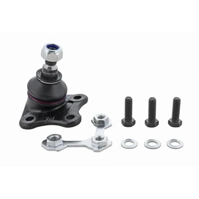 Abbildung von VAICO V10 7018 Traggelenk Vorderachse rechts, unten mit Anbaumaterial EXPERT KITS + VOLKSWAGEN: Golf 4 Schrägheck, Variant, Bora Limousine