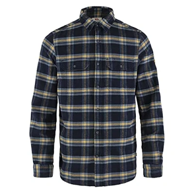 Abbildung von FJALLRAVEN F82978 555 232 Övik Heavy Flannel Shirt M Dark Navy Buckwheat Brown XXL