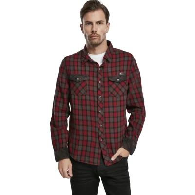 Abbildung von Brandit Duncan Hemd, Herren, Größe: XL, Red/brown