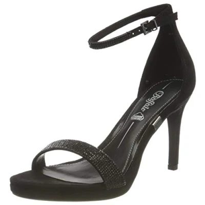 Abbildung von Buffalo Monroe 2 High Heel Sandalette, Damen, Größe: 39, Black Schuhe
