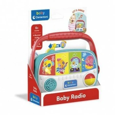 Abbildung von Clementoni 17459 Mein erstes Radio Babyspielzeug, Lernspielzeug ab 10 Monaten